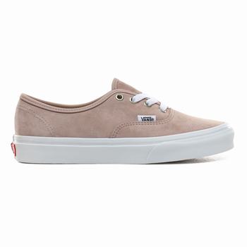 Női Vans Pig Suede Authentic Tornacipő VA2193765 Szürke/Fehér